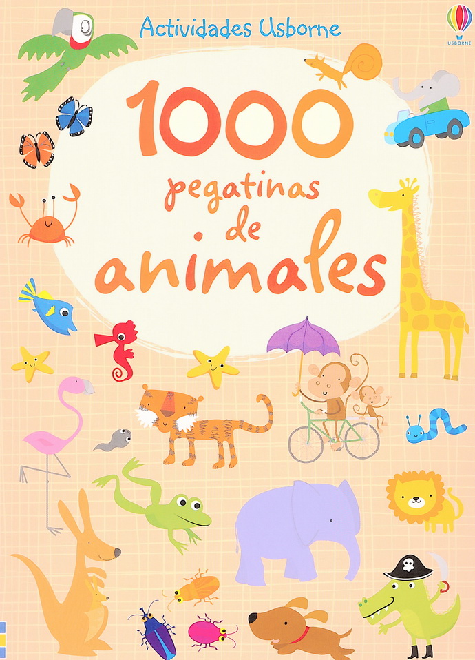 1000 pegatinas de animales