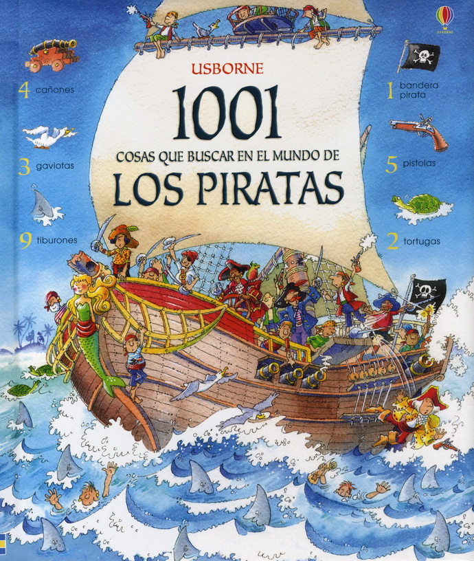 1001 cosas que buscar en el mundo de los piratas (tapa dura)