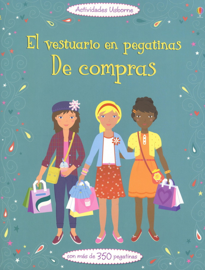 De compras. El vestuario en pegatinas