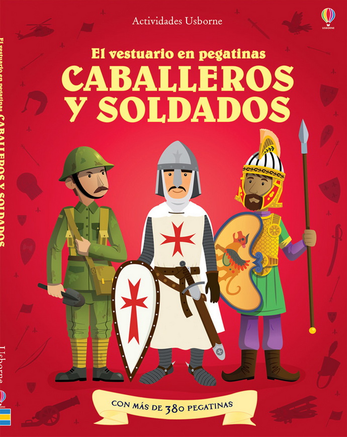 Caballeros y soldados. El vestuario en pegatinas