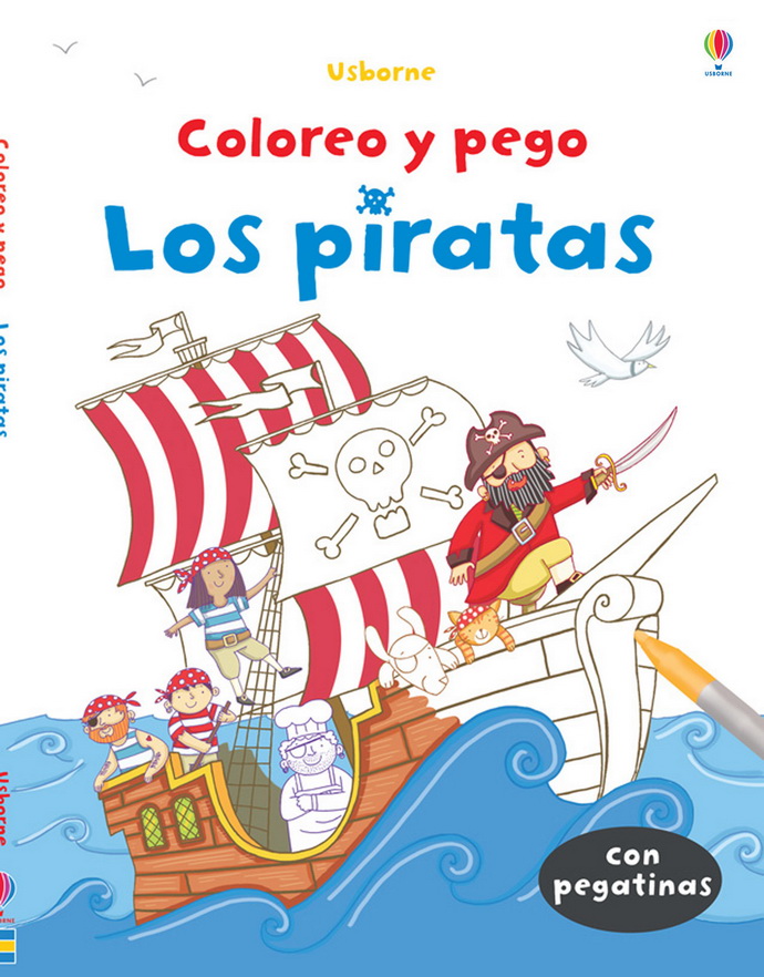 Piratas, Los. Coloreo y pego
