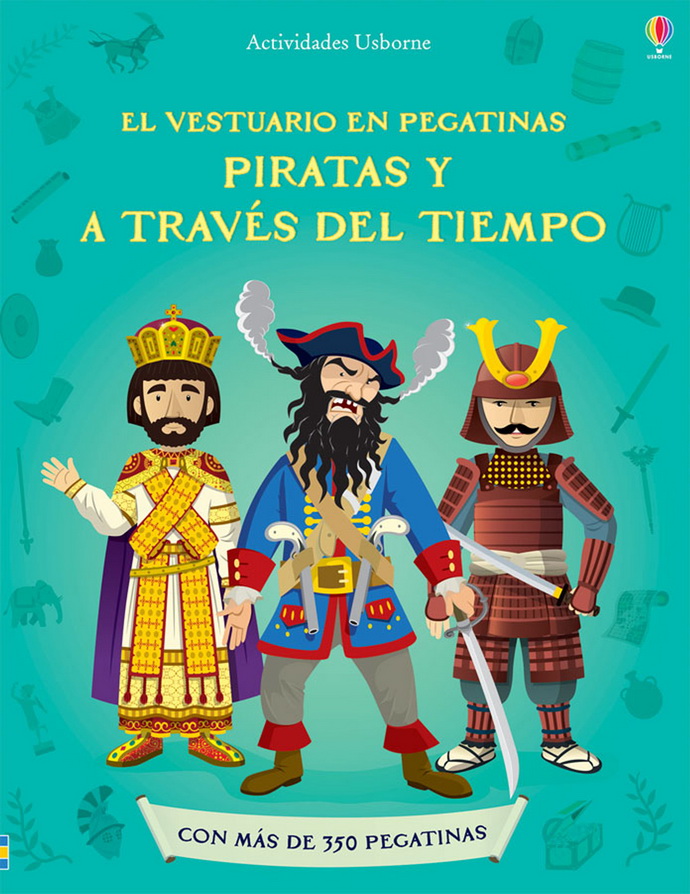Piratas y a través del tiempo. El vestuario en pegatinas