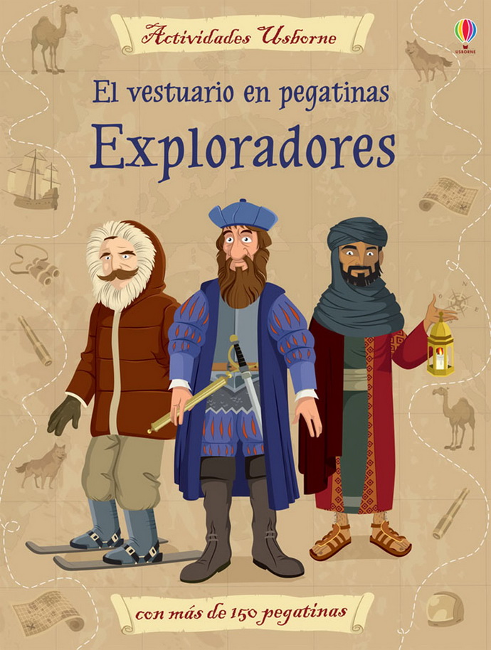 Exploradores. El vestuario en pegatinas