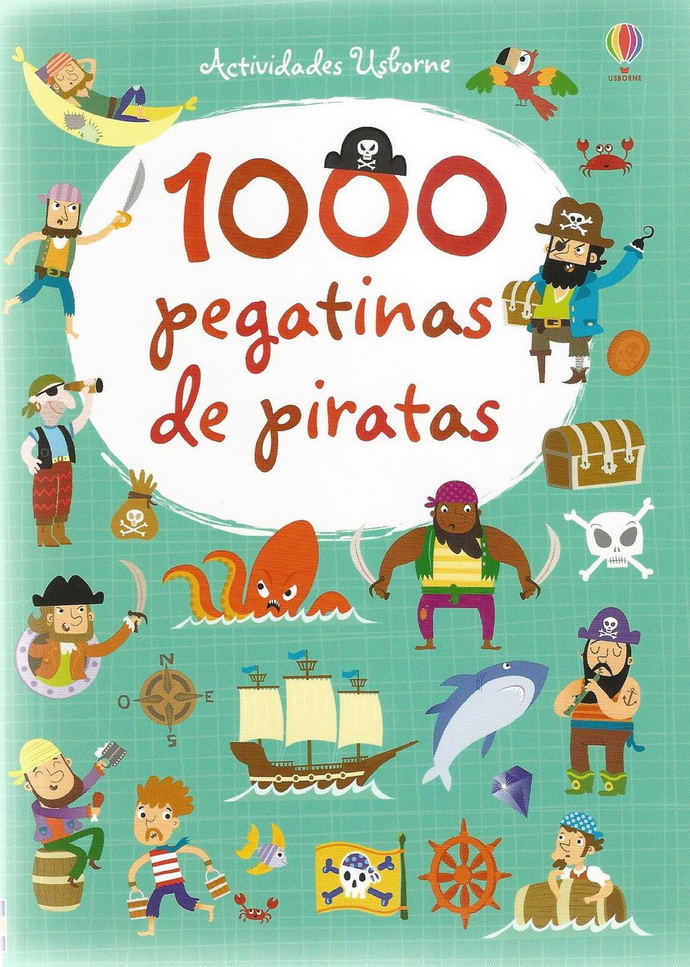 1000 pegatinas de piratas