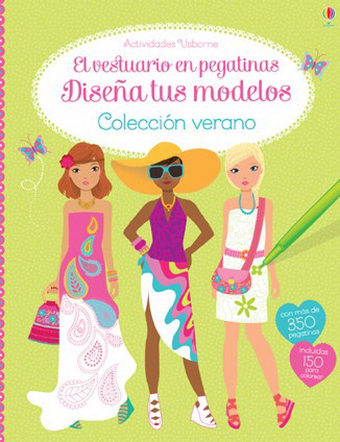 Diseña tus modelos. Colección verano. El vestuario en pegatinas