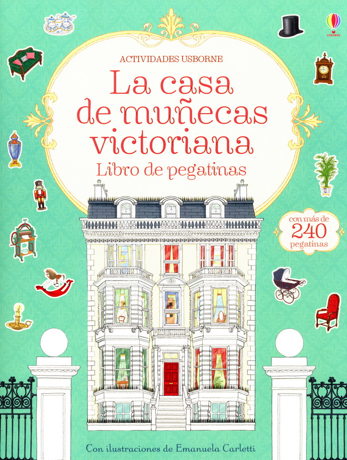Casa de muñecas victoriana, La. Libro de pegatinas