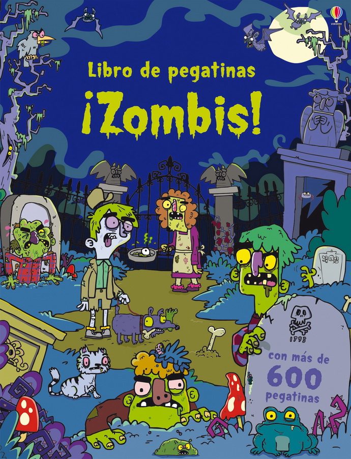 ¡Zombis! Libro de pegatinas