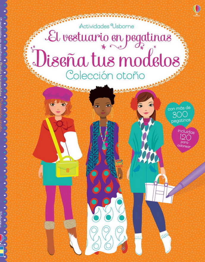 Diseña tus modelos. Colección otoño. El vestuario en pegatinas