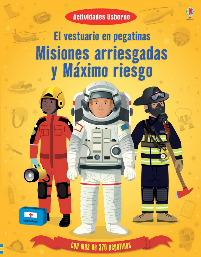Misiones arriesgadas y máximo riesgo. El vestuario en pegatinas