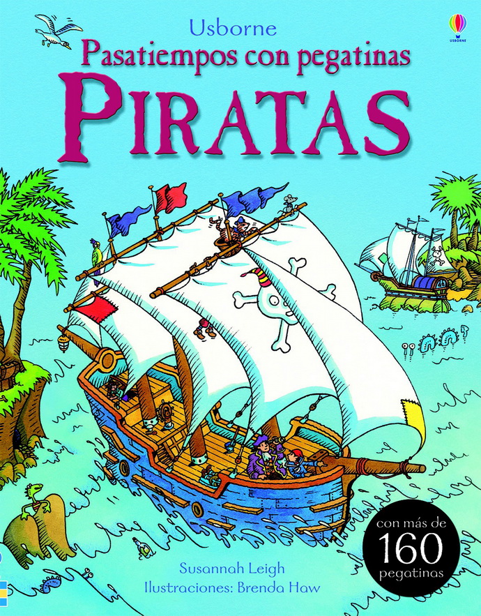 Pasatiempos con pegatinas. Piratas