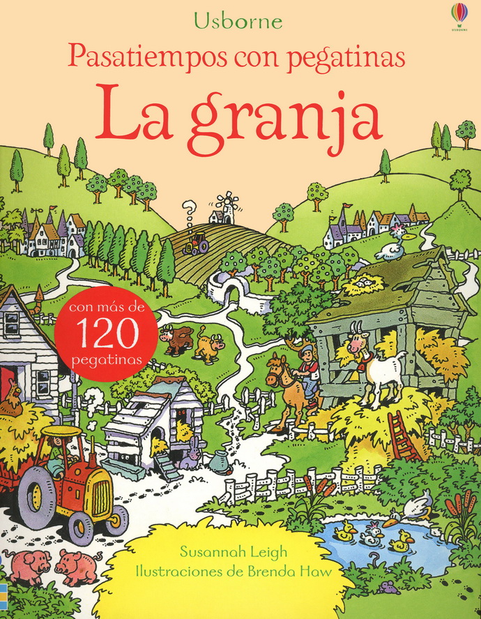 Pasatiempos con pegatinas. La granja