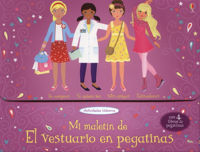 Mi maletín de actividades. El vestuario en pegatinas (set de 4 libros)