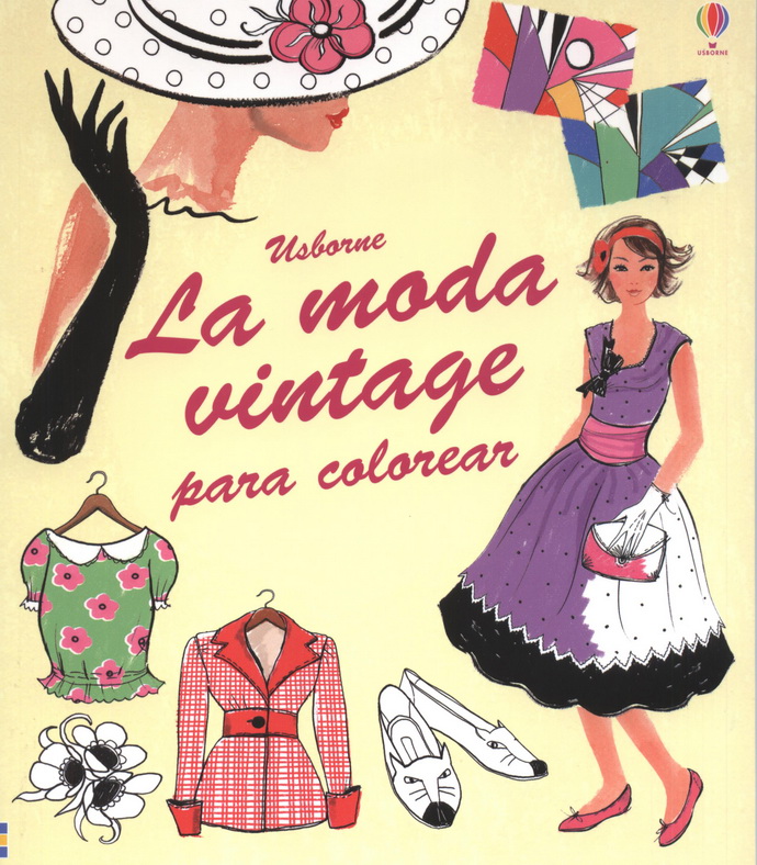 Moda vintage para colorear, La