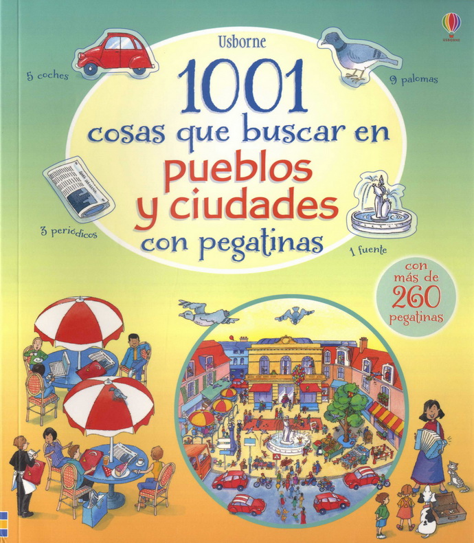 1001 cosas que buscar en pueblos y ciudades con pegatinas