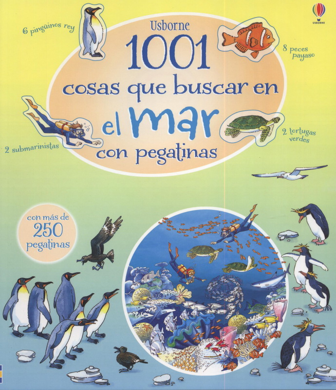 1001 cosas que buscar en el mar con pegatinas