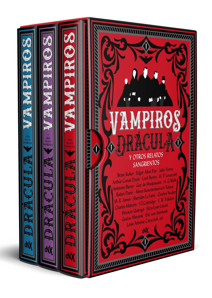 Vampiros. Drácula y otros relatos sangrientos (3 volúmenes)