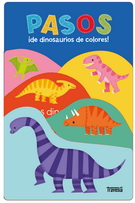 Pasos ¡de dinosaurios de colores!