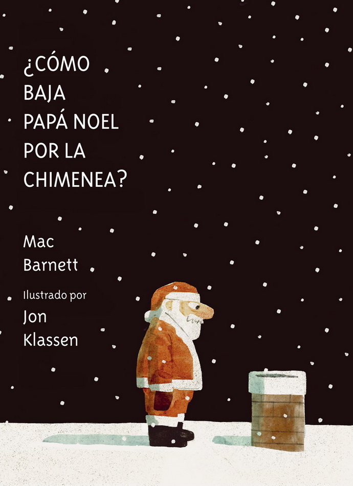 ¿Cómo baja papá Noel por la chimenea?