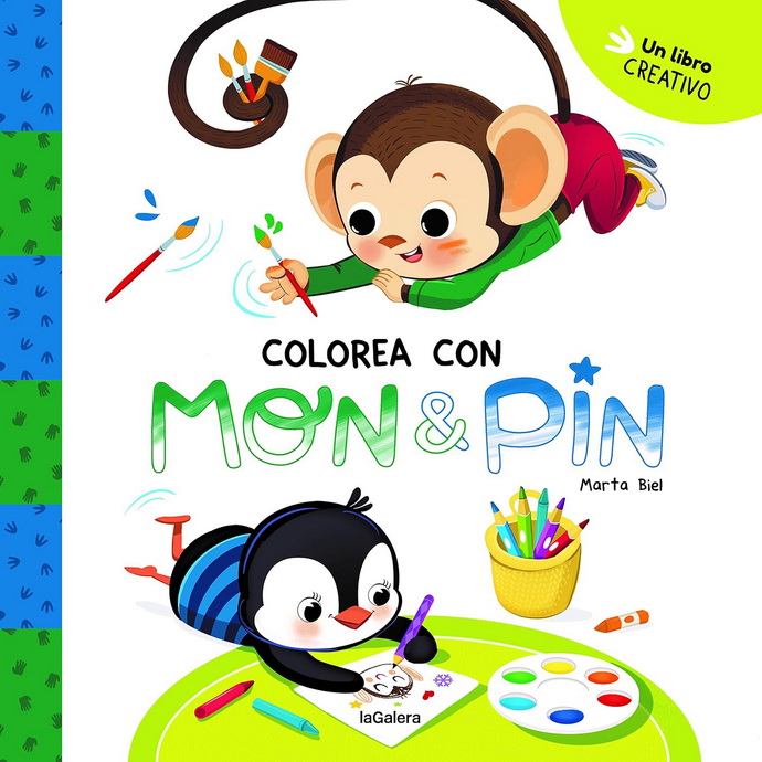 Mon & Pin. Actividades 1. Colorea con Mon & Pin