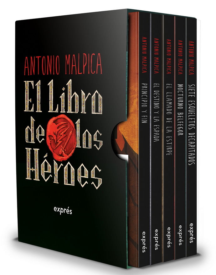 Serie El libro de los héroes (5 volúmenes)