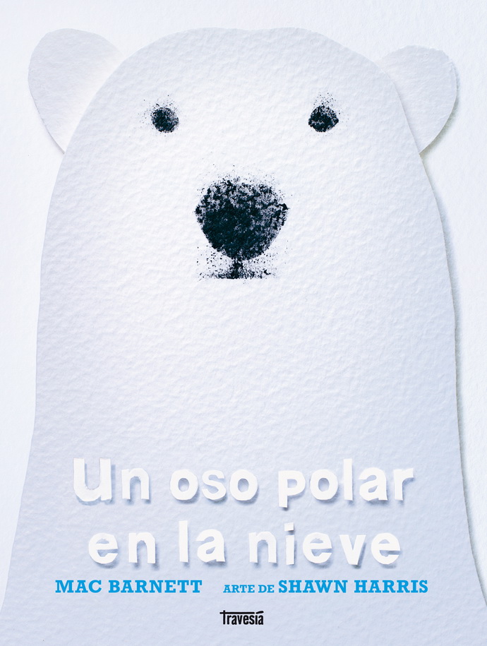 Un oso polar en la nieve