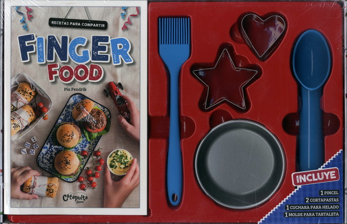 Finger Food (incluye pincel, cortapastas, cuchara y molde)